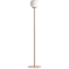 Lampadaire métal et verre Pinne Corail H 162 cm - Aldex