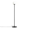 Lampadaire métal et verre Pinne Noir H 162 cm- Aldex
