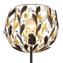 Lampadaire métal noir mat, 1x E27 MIKA