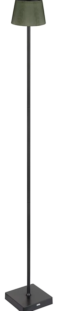 Lampadaire métal noir mat, LED GREGOIR