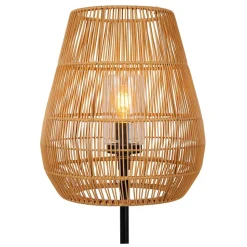 Lampadaire NERIDA en pvc avec 1xE27 - Naturel - Lucide