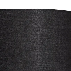 Lampadaire noir avec intérieur doré et liseuse - Jelena