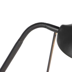 Lampadaire noir avec lampe de lecture avec LED et variateur - Diva 2