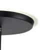 Lampadaire noir avec LED et télécommande - Bumu