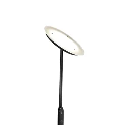 Lampadaire noir avec LED et télécommande - Bumu