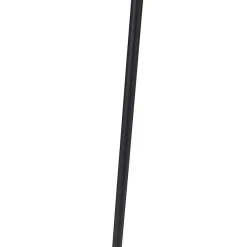 Lampadaire noir avec LED et télécommande - Bumu