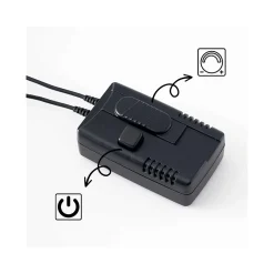 Lampadaire noir design épuré tête orientable dimmable - Kalena