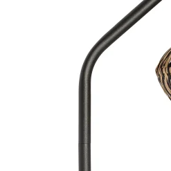 Lampadaire oriental en bambou noir - Ostrava