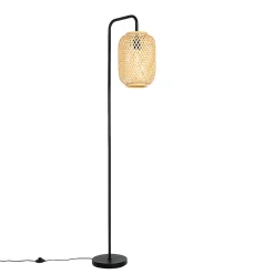 Lampadaire oriental en bambou - Yvonne