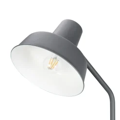 Lampadaire Orous E27 15W H.169,5xP.57cm gris foncé GoodHome