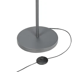 Lampadaire Orous E27 15W H.169,5xP.57cm gris foncé GoodHome