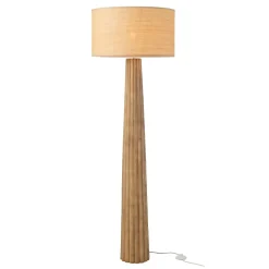 Lampadaire Parapluie en Bois "Ailanthus" 157cm Naturel