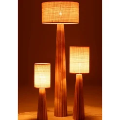 Lampadaire Parapluie en Bois 