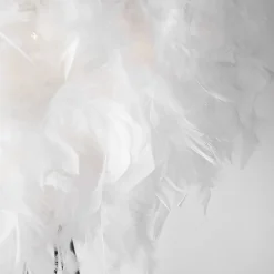 Lampadaire romantique blanc - Feather