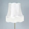 Lampadaire rétro en laiton avec abat-jour Granny crème 45 cm - Kaso