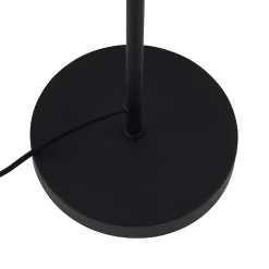 Lampadaire rétro noir avec verre vert - Bizle