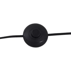 Lampadaire rétro noir avec verre vert - Bizle