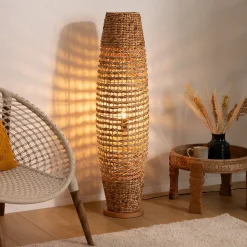 Lampadaire Sand - métal & papier H118 cm - Atmosphera