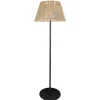Lampadaire sans fil en acier et corde H.170 cm 8.4 W IP54 Lumisky Raffy