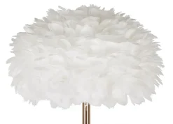 LAMPADAIRE SLIM PLUMES BLANC CM d. 43X170