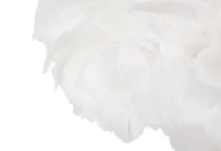 LAMPADAIRE SLIM PLUMES BLANC CM d. 43X170