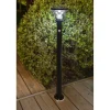 Lampadaire solaire inox très éclairante avec détecteur de présence- Hauteur 93cm- 3 utilisations- 40 LED SMD blanche- 1000 Lumens