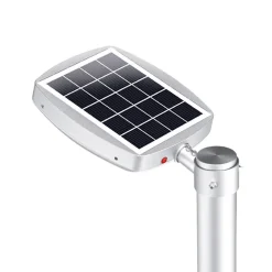 Lampadaire solaire LED 3000lm crépuscule+pir+télécommande