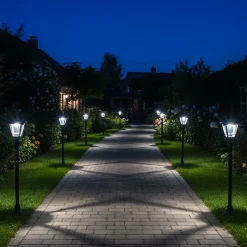 Lampadaire solaire LUMAX TALL sensor H112cm