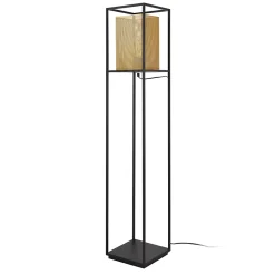 Lampadaire Southport 123 x 22 x 22 cm noir or lux.pro
