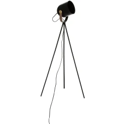 Lampadaire trépied Bil - métal - noir H136 cm - Atmosphera