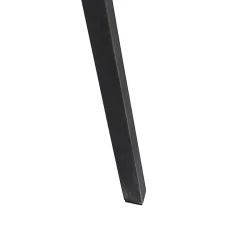 Lampadaire trépied noir avec abat-jour blanc 50 cm - Tripod Classic