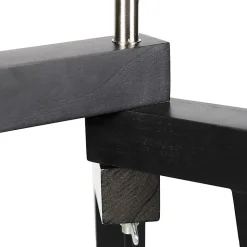 Lampadaire trépied noir avec abat-jour vert et or 50 cm - Puros