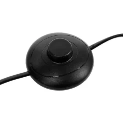 Lampadaire trépied Suny - bambou et métal - noir - H145 cm - Atmosphera