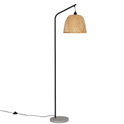 Lampadaire Umiko en bambou, hauteur 156 cm