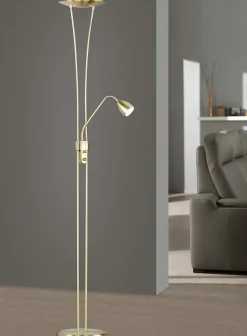 Lampadaire 1xLED, 19W, 2200lm, Laiton Mat - Trio - Arizona