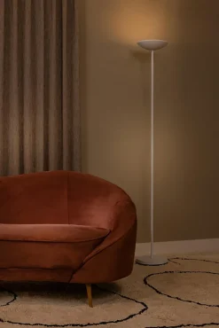 Lampadaire ZENITH en métal avec LED intégré - Blanc - Lucide