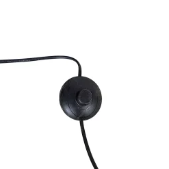 Lampe à arc en laiton avec base en marbre blanc réglable - XXL