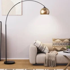 Lampe à arc en métal TALIA - Or