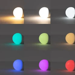 Lampe à arc intelligente avec abat-jour en acier gris, Wi-Fi inclus, A60 - Arc Basic