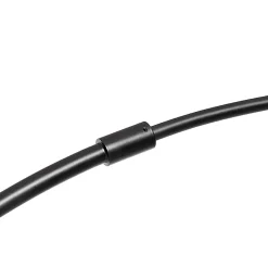 Lampe à arc noire avec verre doré et fumé - Zuzanna