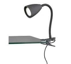 Lampe à fixer 1xGU10, max.10W, noir mat - TRIO - WANDA