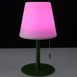 Lampe - Home Deco Factory - Rechargeable Usb - Ip44 - Vert - H30 X L16,5 X P16,5 Cm