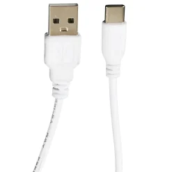 Lampe - Home Deco Factory - Effet Bois - Rechargeable - Blanc Et Marron - H40 X L15 X P15 Cm