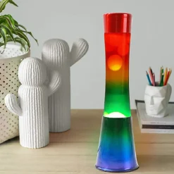 Lampe à Lave design en verre RAINBOW