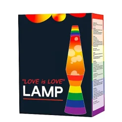Lampe à Lave en verre LOVE is LOVE