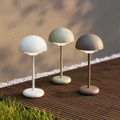 Lampe à poser Astrapia LED tactile vert IP44 Ø13.7 x H.29.8 cm 1.8W GoodHome