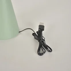 Lampe à poser au sol d'extérieur solaire rechargeable Belem LED intégrée vert 1.6W Corep