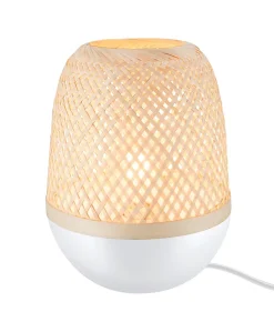 Lampe à poser Barnard blanc ⌀20 x H.26cm 15W GoodHome