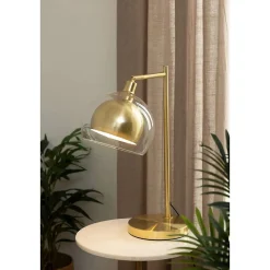 Lampe à poser Bellezza - H. 48 cm - Doré