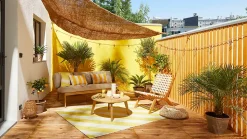 Lampe à poser Bossa dimmable LED intégrée naturel 900lm 9W IP54 blanc chaud New Garden